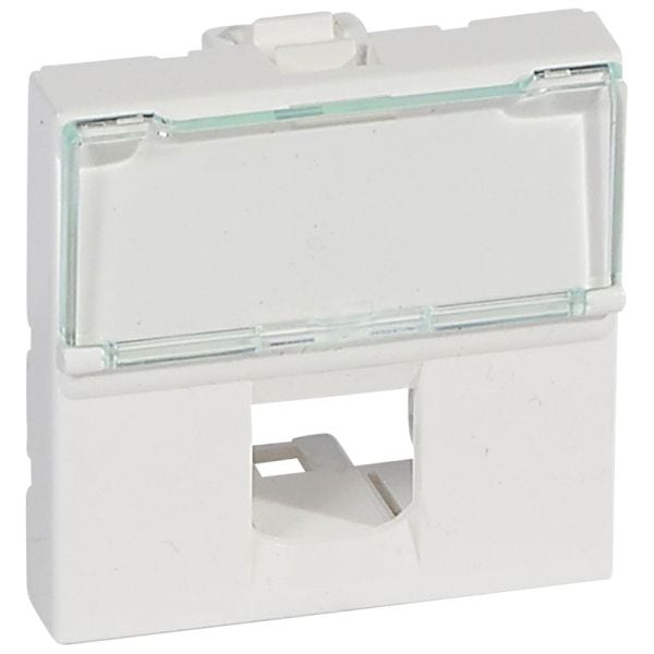LEGRAND - Mosaic Datendosen Adapter Infra 2-modulig in der Farbe: Ultraweiß