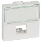 LEGRAND - Mosaic Datendosen Adapter Infra 2-modulig in der Farbe: Ultraweiß