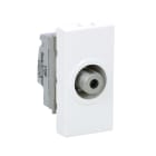 LEGRAND - Mosaic™ Anschlussdose F-Type 1-modulig Farbe: Ultraweiß