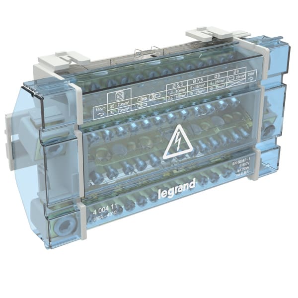 LEGRAND - KLEMMENBLOCK 4P/160A 15KL 10M