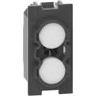 BTICINO - LivingNow 1-moduliges Lichtsignal für 2 LED-Aggregate (nicht im Lieferumfang)