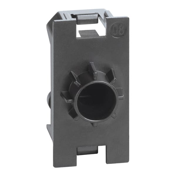 BTICINO - LivingNow 1-moduliger Kabelauslass mit Öffnungsdurchmesser 9mm