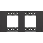 BTICINO - LivingNow Abdeckrahmen 2x2-modulig in der Farbausführung Black
