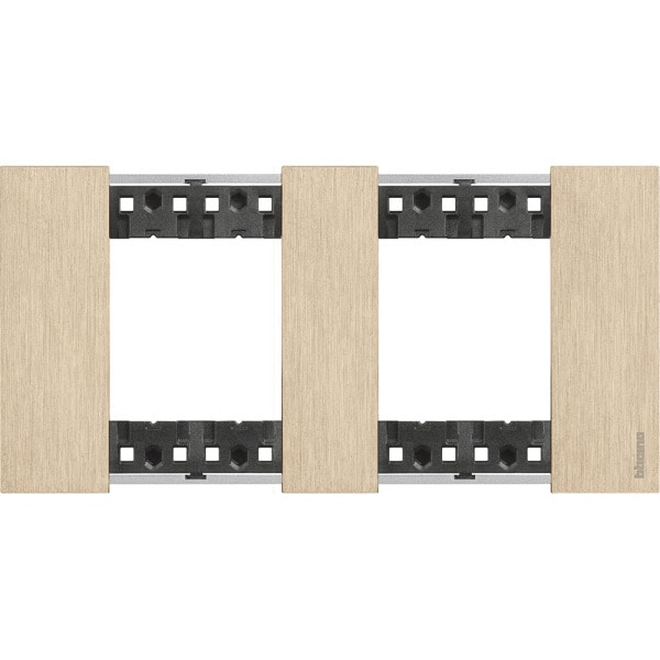 BTICINO - LivingNow Abdeckrahmen 2x2-modulig in der Farbausführung Gold