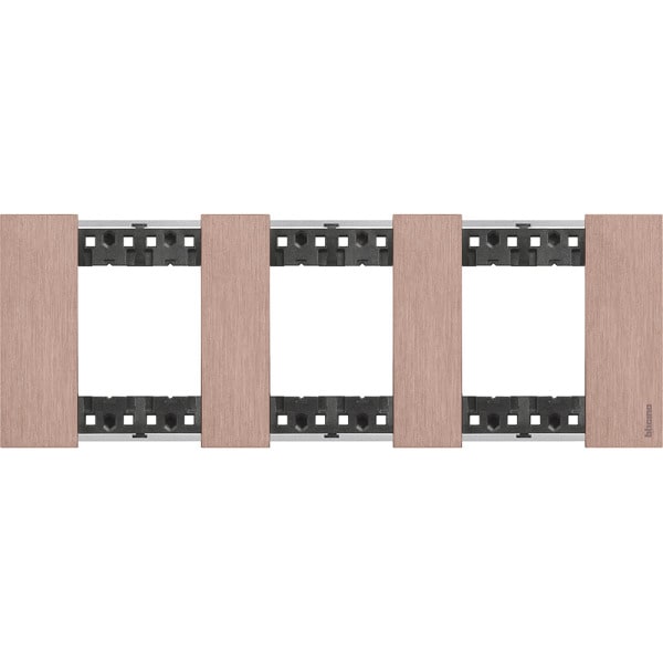 BTICINO - LivingNow Abdeckrahmen 3x2-modulig in der Farbausführung Kupfer