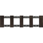BTICINO - LivingNow Abdeckrahmen 4x2-modulig in der Farbausführung Walnuss