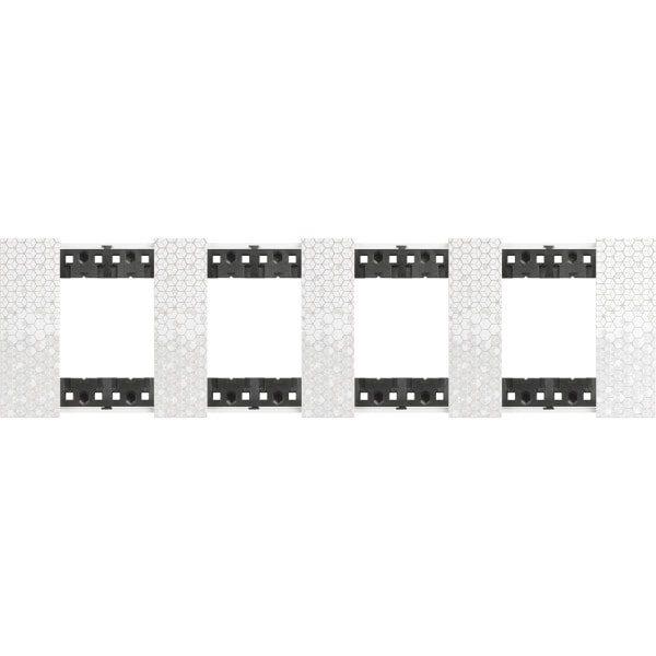 BTICINO - LivingNow Abdeckrahmen 4x2-modulig in der Farbausführung Pixel
