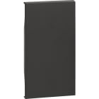BTICINO - LivingNow 2-modulige Abdeckung für Blindmodul in der Farbausführung Black