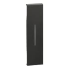 BTICINO - LivingNow 1-modulige Tastenabdeckung ohne Symbol in der Farbausführung Black