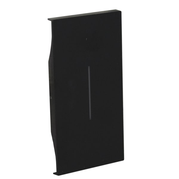 BTICINO - LivingNow 2-mod. Tastenabdeckung für MyHome ohne Symbol in der Farbe Black