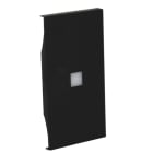 BTICINO - LivingNow 2-mod. Tastenabd. MyHome mit großem Beleuchtungsfenster, Farbe Black