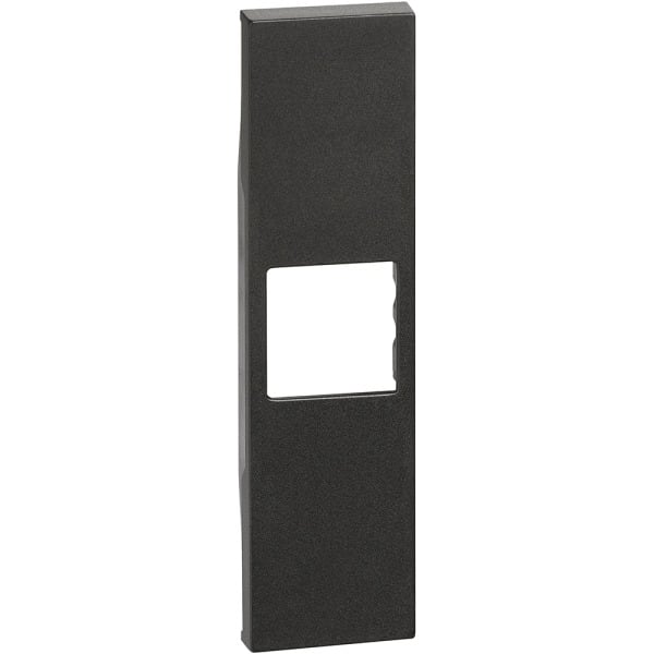 BTICINO - LivingNow 1-moduliger Keystone-Adapter für RJ-Einsätze in der Farbe Black
