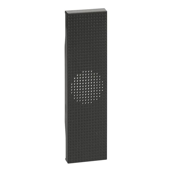 BTICINO - LivingNow 1-modulige Abdeckung für Klingel und Summer in der Farbe Black