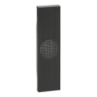 BTICINO - LivingNow 1-modulige Abdeckung für Klingel und Summer in der Farbe Black