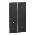 BTICINO - LivingNow Abdeckung für Tastdimmer in der Farbausführung Black
