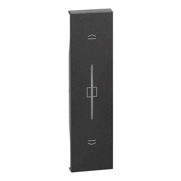 BTICINO - LivingNow 1-modulige Taste für Rollladenschalter with Netatmo in der Farbe Black
