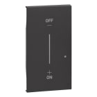 BTICINO - LivingNow 2-modulige Taste für Lichtschalter with Netatmo in der Farbe Black