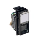 BTICINO - LivingNow 1-modulige Datendose Kategorie 5e ungeschirmt in der Farbe Black