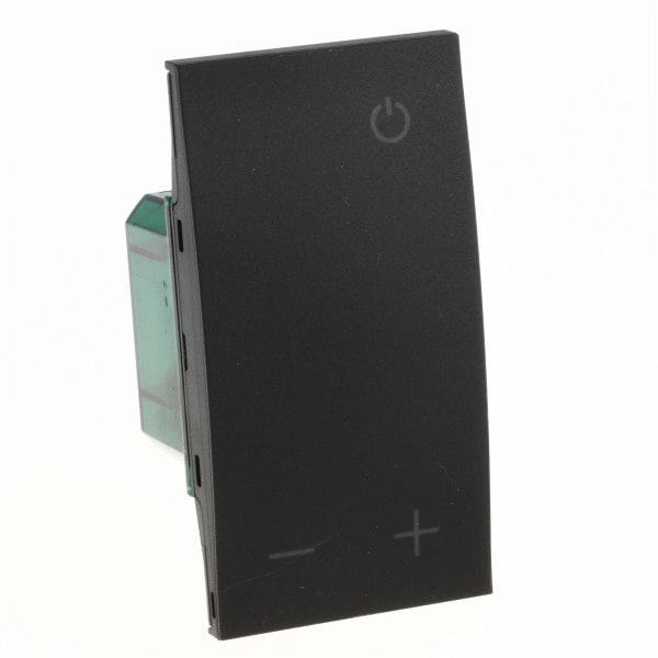 BTICINO - LivingNow Elektronisches MyHome-Thermostat mit Display in der Farbe Black