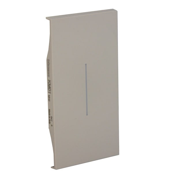 BTICINO - LivingNow 2-mod. Tastenabdeckung für MyHome ohne Symbol in der Farbe Sand