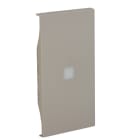 BTICINO - LivingNow 2-mod. Tastenabd. MyHome mit großem Beleuchtungsfenster, Farbe Sand