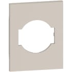 BTICINO - LivingNow 3-modulige Abd. für Steckdose Schuko/Italienische Norm, Farbe Sand