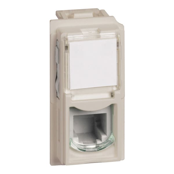 BTICINO - LivingNow 1-modulige Telefondose RJ11 in der Farbausführung Sand