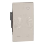 BTICINO - LivingNow 2-moduliger Thermostat mit Display in der Farbausführung Sand