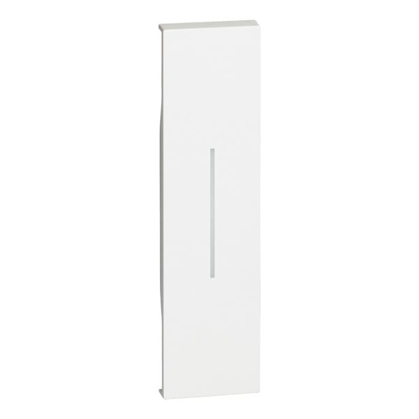 BTICINO - LivingNow 1-modulige Tastenabdeckung ohne Symbol in der Farbausführung White