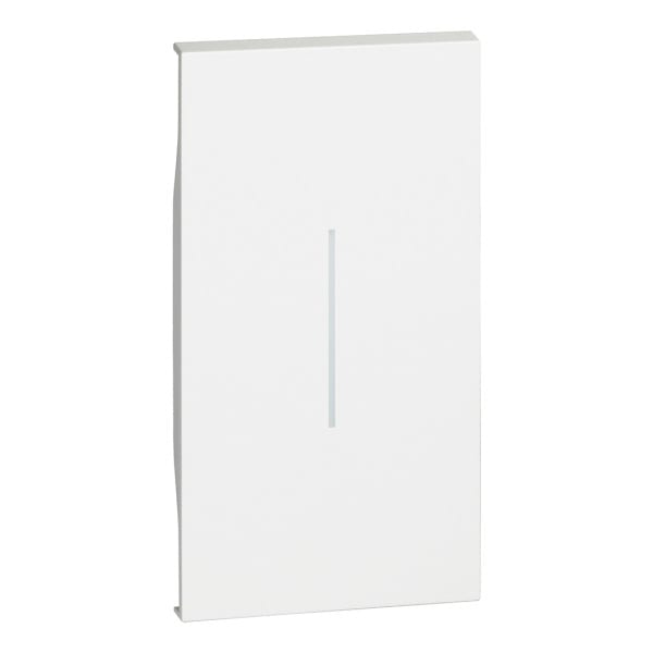 BTICINO - LivingNow 2-modulige Tastenabdeckung ohne Symbol in der Farbausführung White