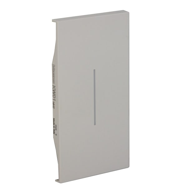 BTICINO - LivingNow 2-mod. Tastenabdeckung für MyHome ohne Symbol in der Farbe White