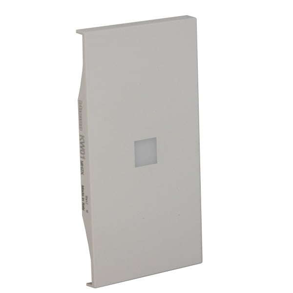 BTICINO - LivingNow 2-mod. Tastenabd. MyHome mit großem Beleuchtungsfenster, Farbe White