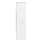BTICINO - LivingNow 1-mod. Tastenabdeckung mit großem Beleuchtungsfenster, Farbe White