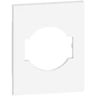BTICINO - LivingNow 3-modulige Abd. für Steckdose Schuko/Italienische Norm, Farbe White
