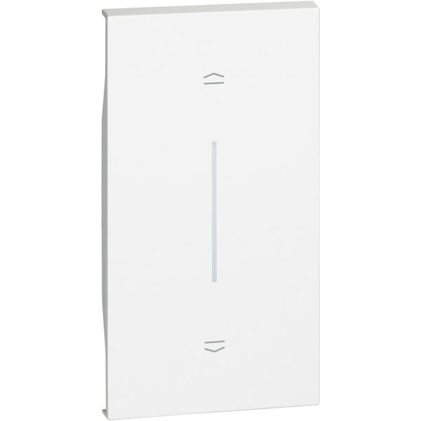 BTICINO - LivingNow 2-modulige Tastenabdeckung mit Symbol Auf-Ab in der Farbe White