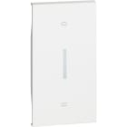 BTICINO - LivingNow 2-modulige Tastenabdeckung für Rollladenschalter in der Farbe White
