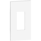BTICINO - LivingNow 2-modulige Abdeckung für RJ11- und RJ45-Einsätze in der Farbe White