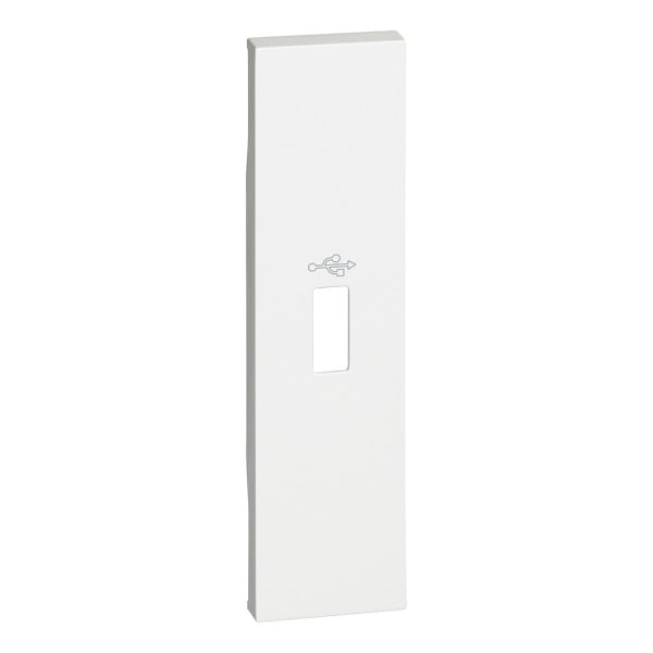 BTICINO - LivingNow 1-modulige Abdeckung für USB-Datendose in der Farbausführung White