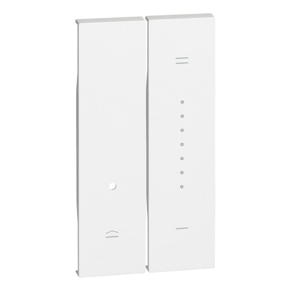 BTICINO - LivingNow Abdeckung für Tastdimmer in der Farbausführung White