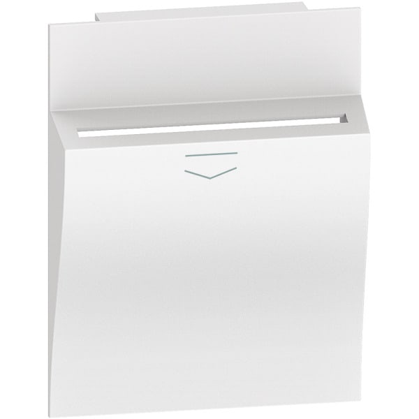 BTICINO - LivingNow 2-modulige Abdeckung für Hotel-Card-Schalter in der Farbe White