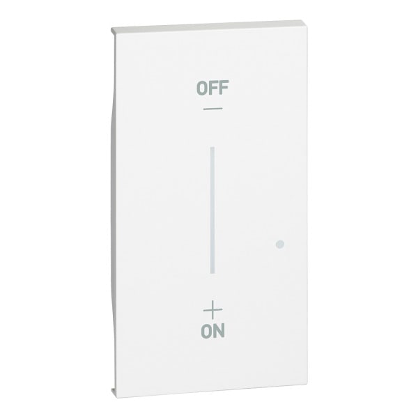 BTICINO - LivingNow 2-modulige Taste für Lichtschalter with Netatmo in der Farbe White