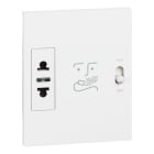 BTICINO - LivingNow 3-modulige Rasiersteckdose in der Farbausführung White
