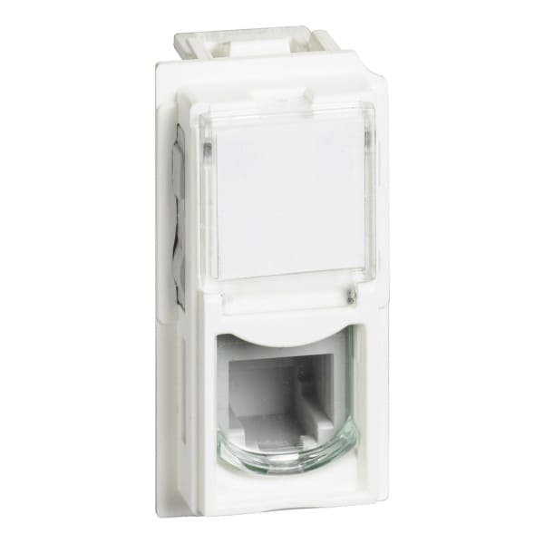 BTICINO - LivingNow 1-modulige Telefondose RJ11 in der Farbausführung White