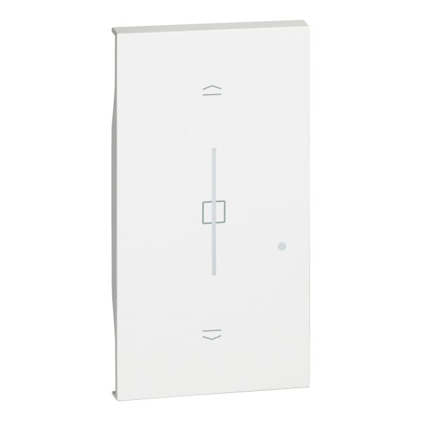BTICINO - LivingNow 2-modulige Taste für Rollladen-Wandsender with Netatmo, Farbe White