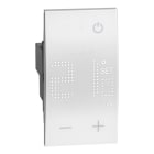BTICINO - LivingNow 2-moduliger Thermostat mit Display in der Farbausführung White