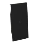 BTICINO - LivingNow 2-mod. Tastenabdeckung für MyHome mit Symbol ''Tag'', Farbe Black