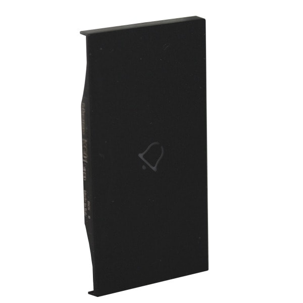 BTICINO - LivingNow 2-modulige Tastenabdeckung My Home mit Symbol ''Glocke'', Farbe Black