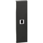BTICINO - LivingNow 1-modulige Tastenabdeckung mit Symbol ''Boiler'' in der Farbe Black