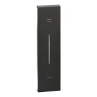 BTICINO - LivingNow 1-modulige Tastenabdeckung My Home mit Symbol ''+/-'', Farbe Black