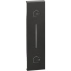 BTICINO - LivingNow 1-modulige Taste für Master-Switch ''Kommen/Gehen'' in der Farbe Black